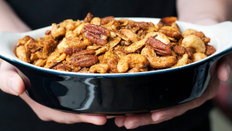 Andrew Zimmern's recipe for spiced nuts