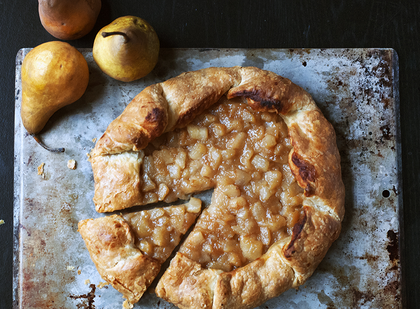 Caramel Pear Galette