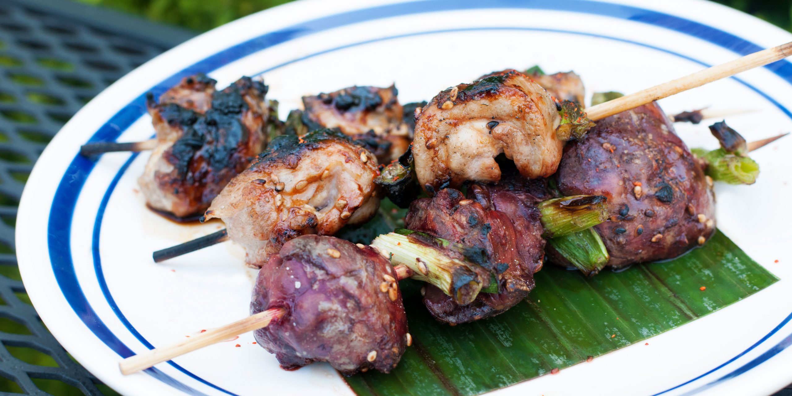 Chicken Yakitori (Japanese-Style Skewered Chicken)