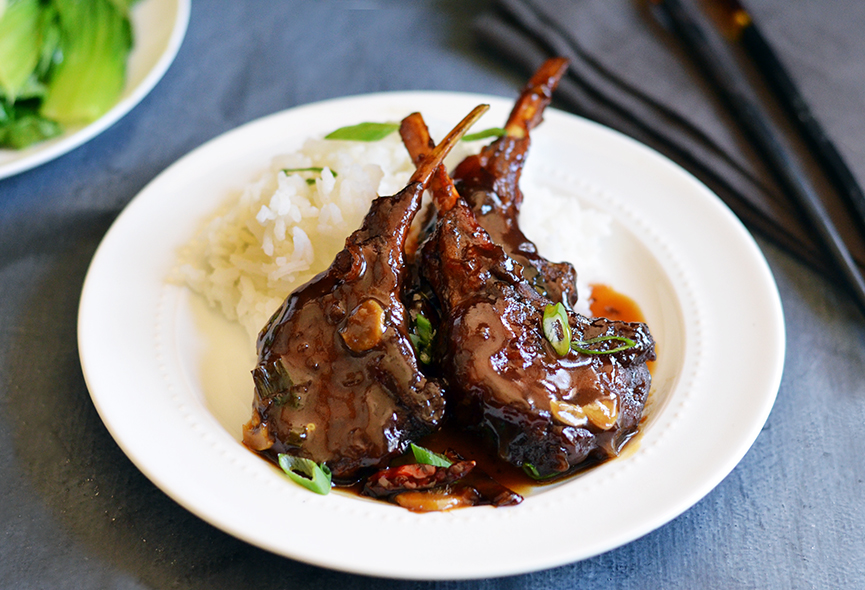 Chinese Spicy, Sweet & Sour Lamb Chops Andrew Zimmern