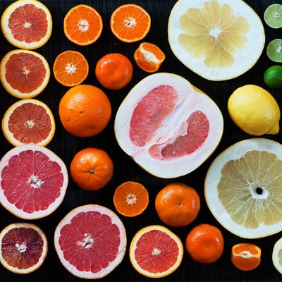 Citrus||Pomelo Sorbet|Tangerine Negroni|Citrus Salad with Avocado & Feta|Red Snapper & Citrus Escabeche|Grapefruit paloma|Cobra Kai|