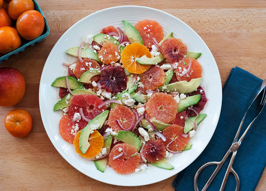 Citrus, Avocado & Feta Salad