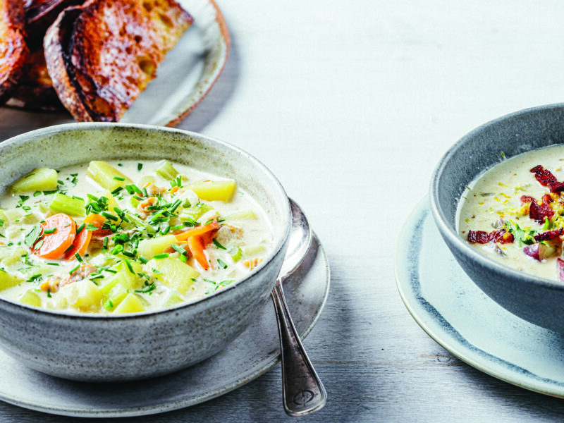 Andrew Zimmern's Clam Chowder