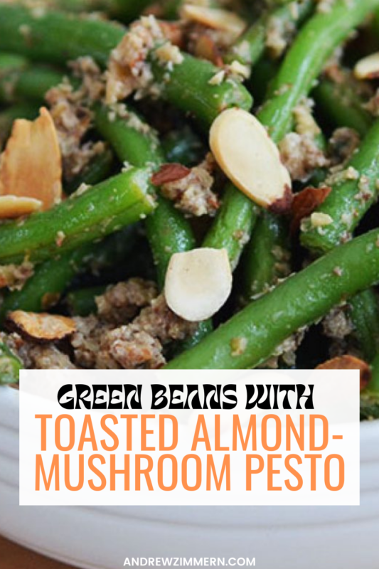 These green beans are a great replacement for Grandma’s traditional casserole with canned cream of mushroom soup. Variety really is the spice of life.