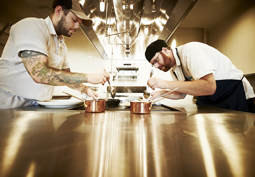 Gerard Craft's Green Garlic Soup - Andrew Zimmern