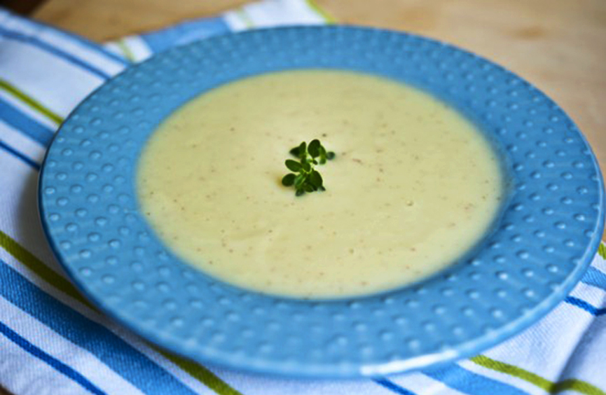Georgia Pellegrini's Wild Garlic Soup - Andrew Zimmern