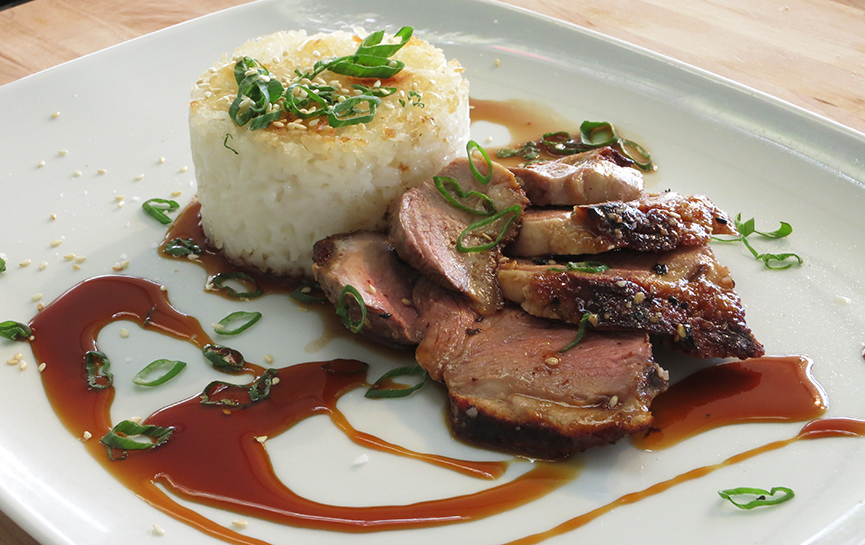 Grilled Duck Breasts with Sake & Soy Glaze - Andrew Zimmern