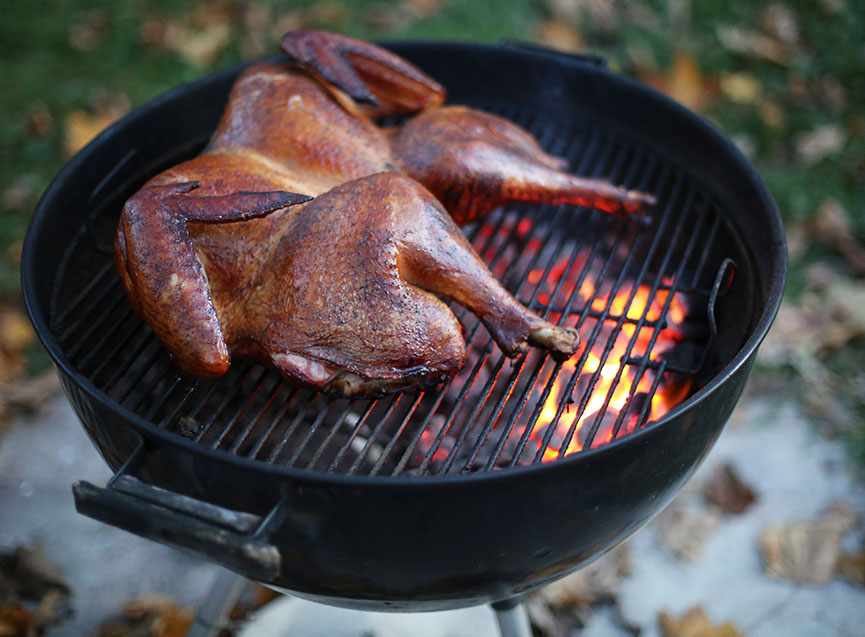 Grilled turkey