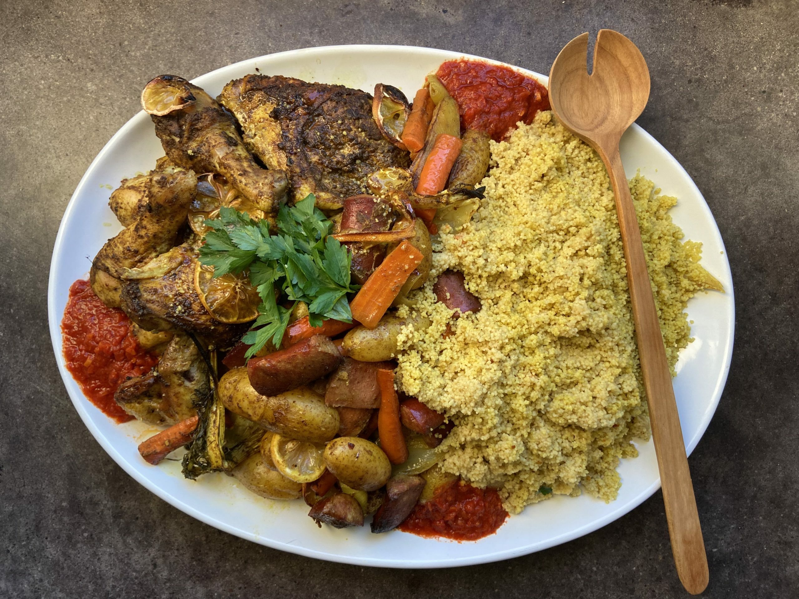 Easy Moroccan-style Sheet Pan Chicken Recipe - Andrew Zimmern