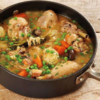 Jacques Pepin's Chicken Jardiniere|Jacques Pepin Heart & Soul