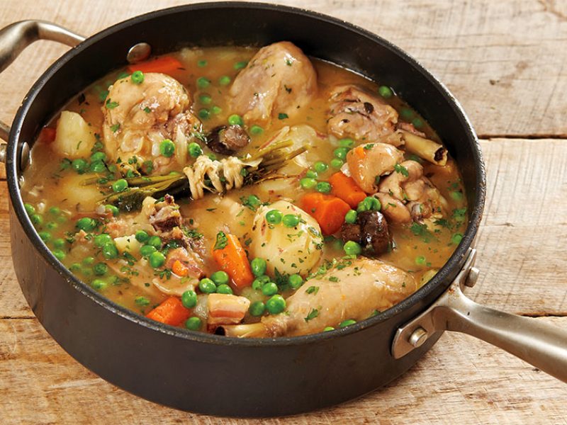 Jacques Pepin's Chicken Jardiniere|Jacques Pepin Heart & Soul