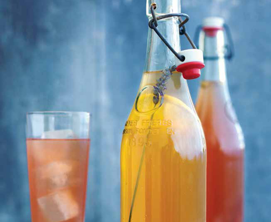 Lavender-Lemonade Kombucha - Andrew Zimmern