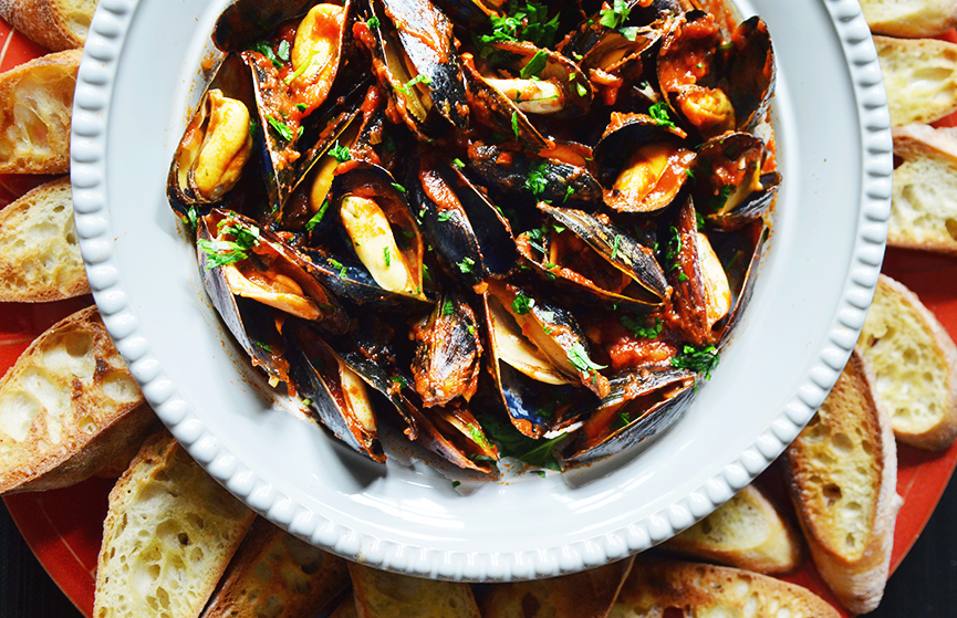 Mussels Fra Diavolo