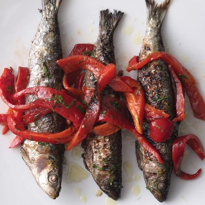 Grilled Sardines from My Portugal by George Mendes.|