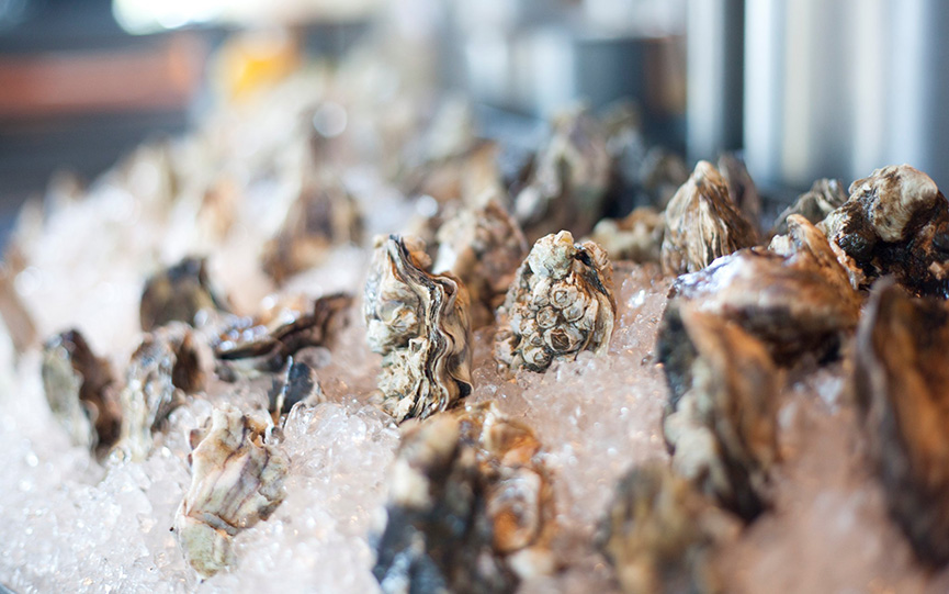 Jamie Malone’s Oysters with XO Gravy Andrew Zimmern