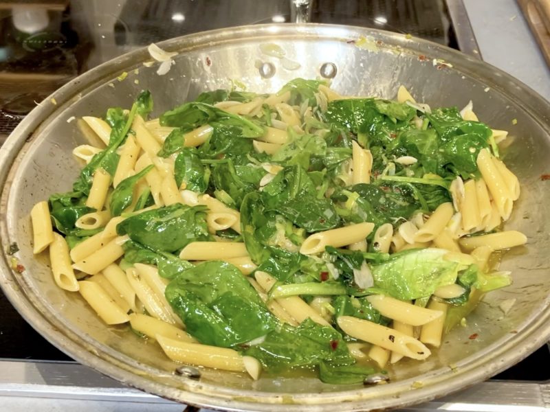 Penne with Greens