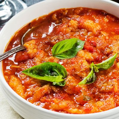 Andrew Zimmern's Tuscan Tomato Bread Soup