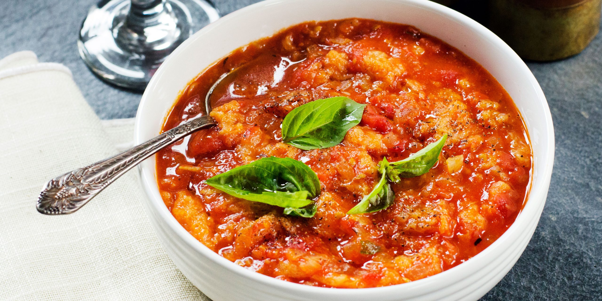 Tuscan Roasted Tomato & Bread Soup Andrew Zimmern