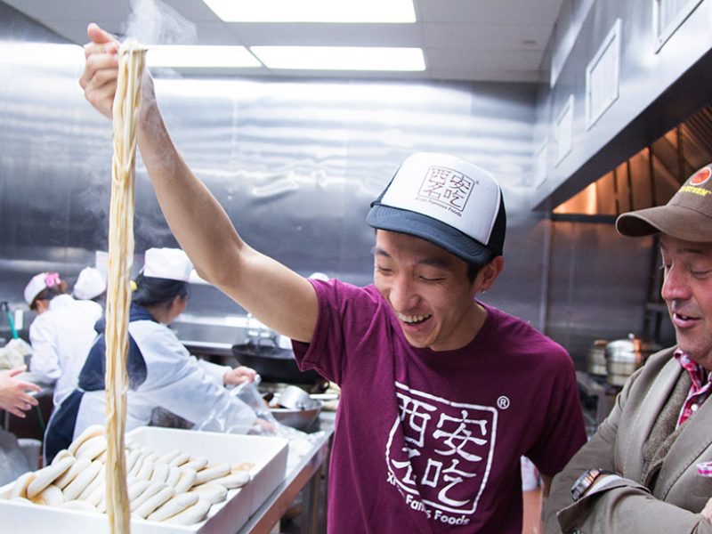 Hand-pulled noodles with Jason Wang in Queens