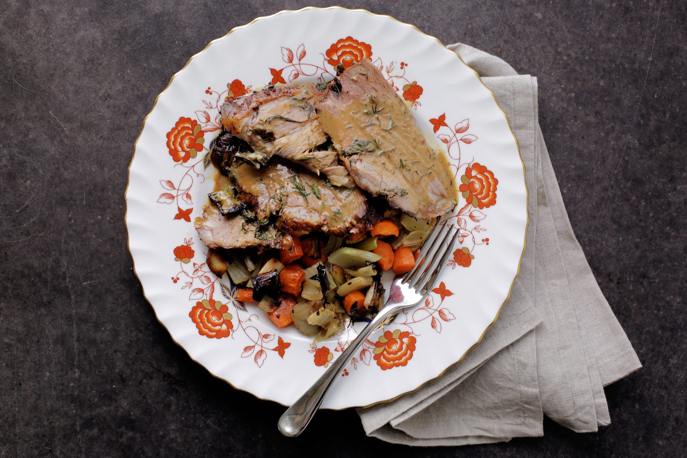 Andrew Zimmern's recipe for roast leg of lamb
