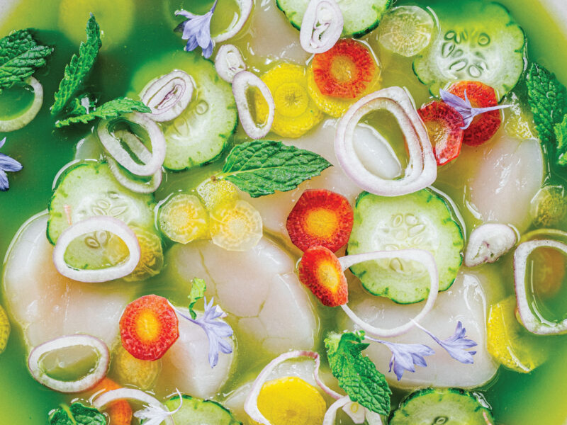 Andrew Zimmern's Scallop Aguachile