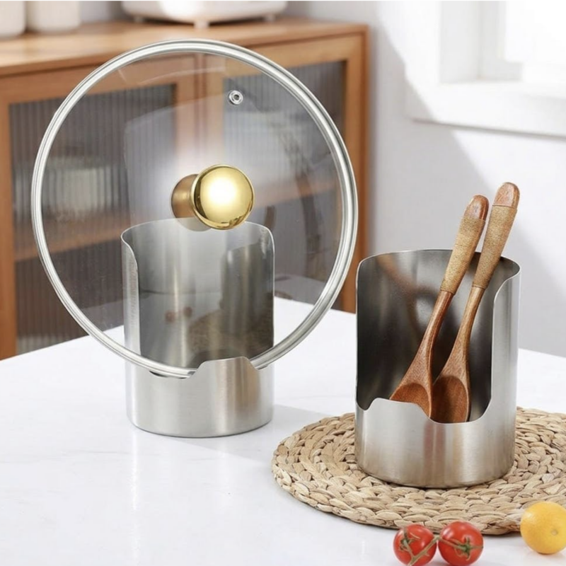 Multifunctional Stainless Steel Utensil Holder