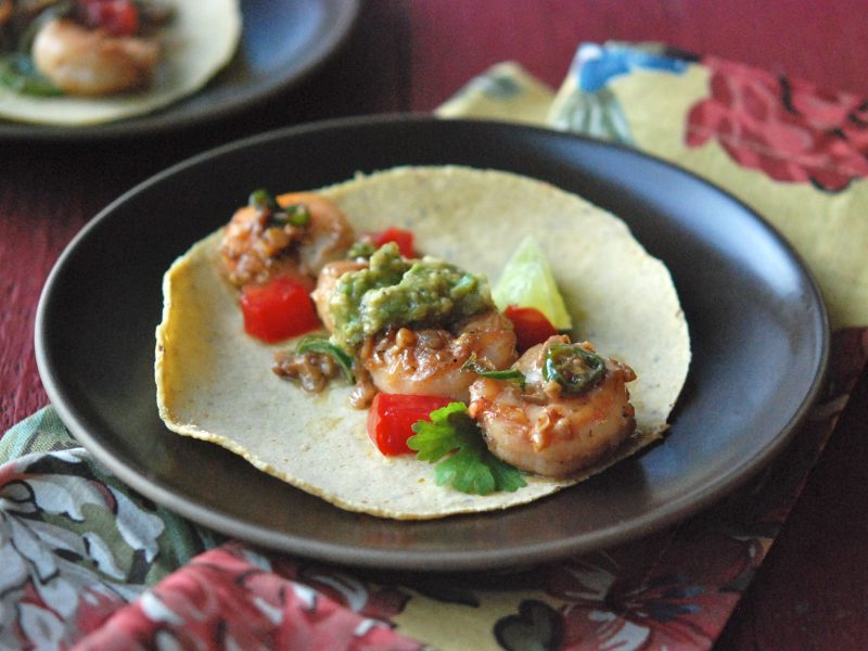 Andrew Zimmern's Shrimp with Green Chiles