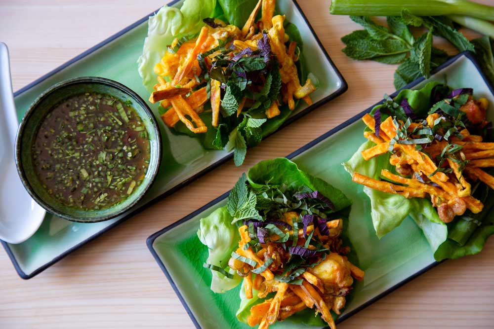 Learn to Cut Batons with this Sweet Potato & Shrimp Fritter Recipe - Andrew Zimmern