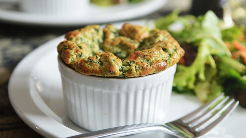 Easy Spinach Souffle