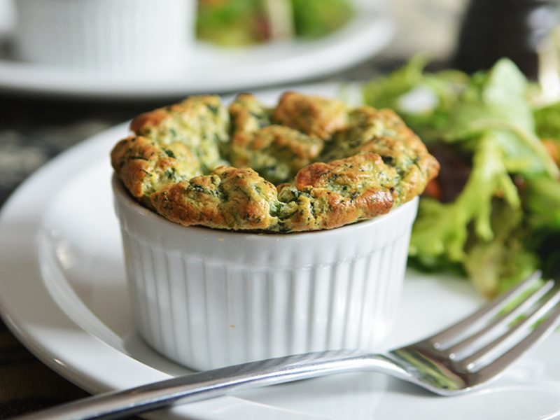 Easy Spinach Souffle
