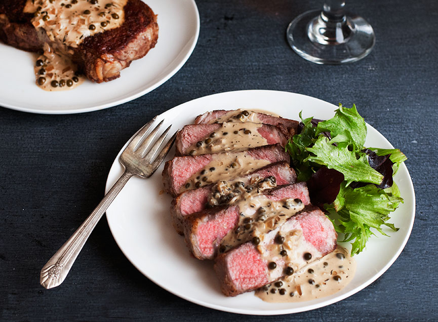 Classic Steak au Poivre Recipe