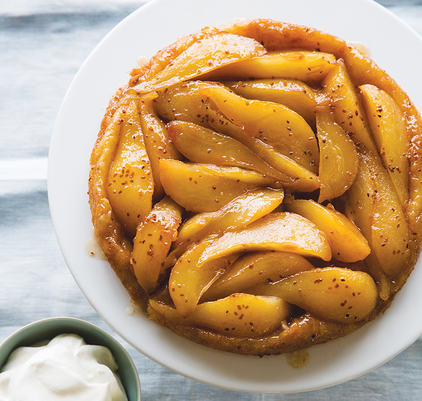Pear Tarte Tatin with Anise Seed Caramel - Andrew Zimmern