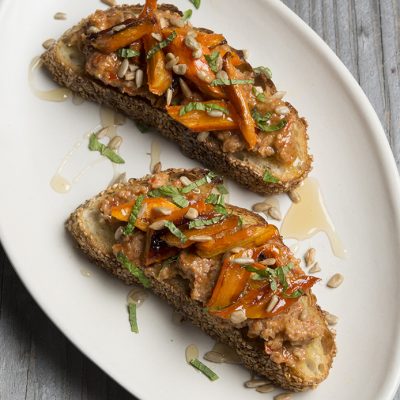 Cumin-Roasted Carrot Toast