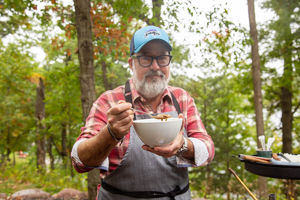 Wild Duck Gumbo with Crispy Duck Breasts Recipe - Andrew Zimmern