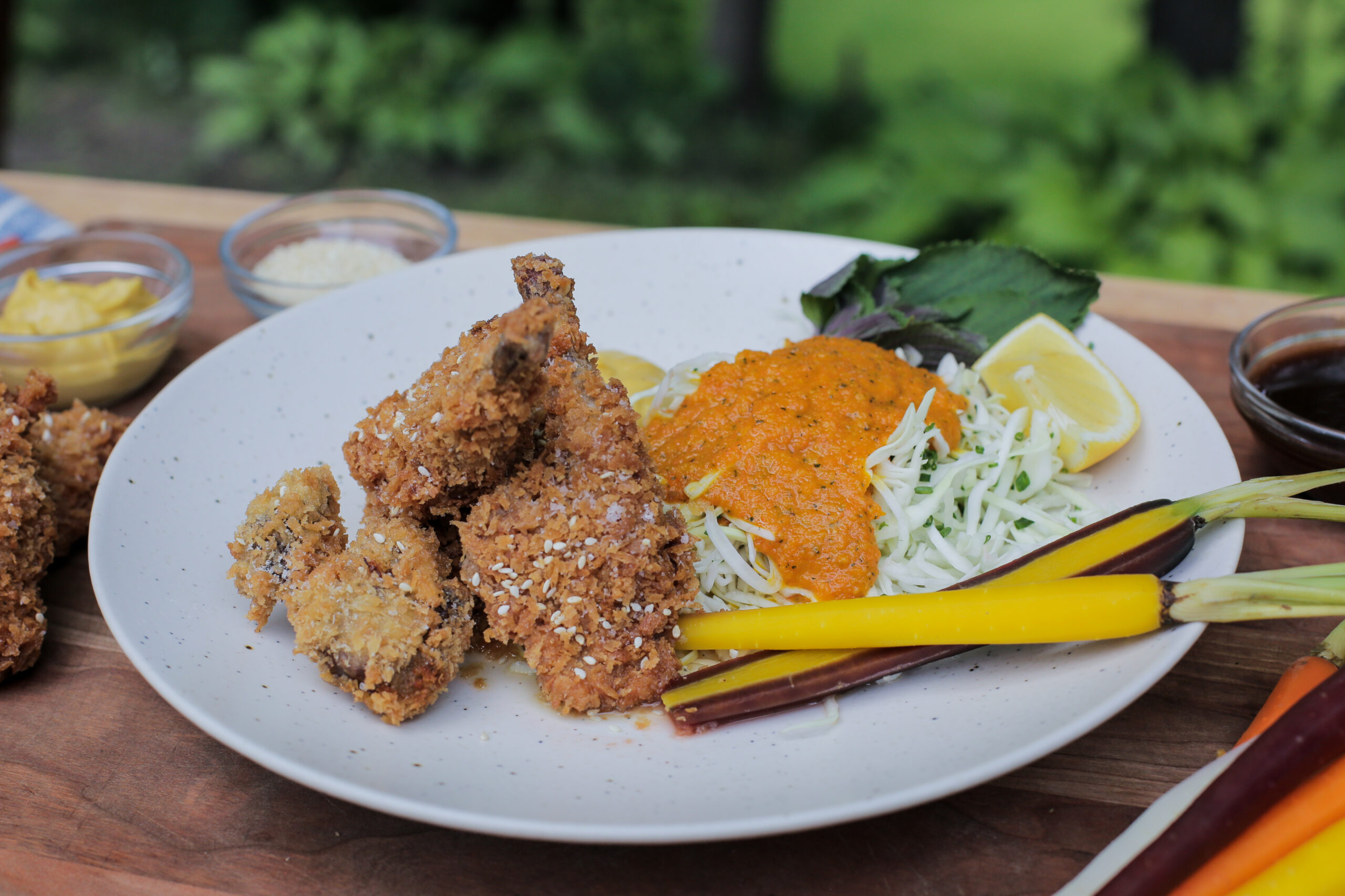 Katsu with Cabbage Salad - Andrew Zimmern