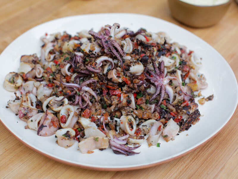 Country Style Squid on the Plancha