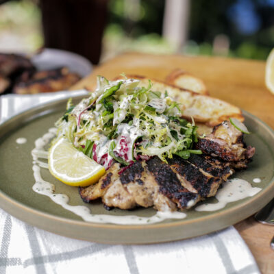 Grilled Guinea Hen Salad