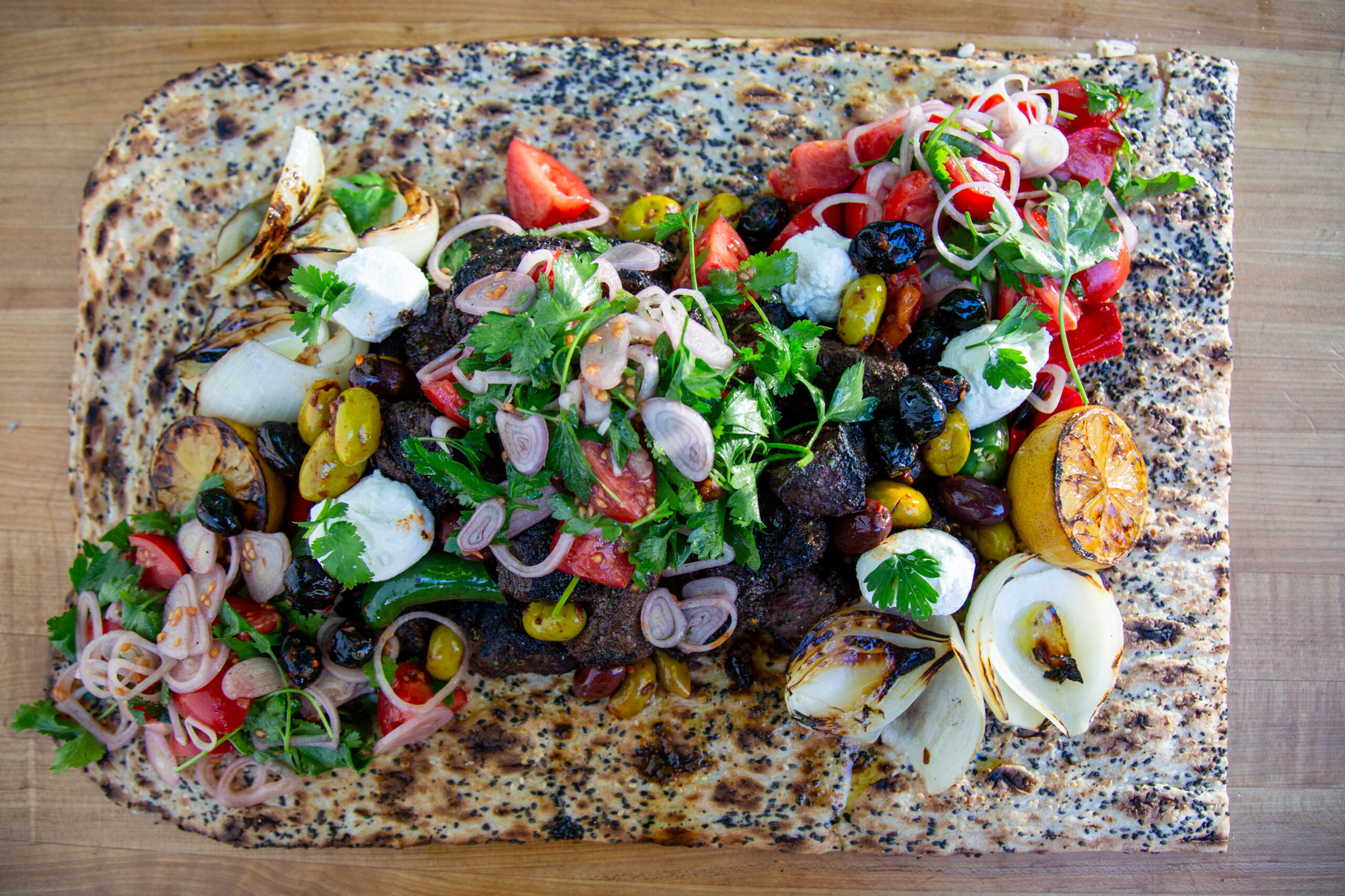 野菜 adenemon Grilled Bison Kebabs - Andrew Zimmern