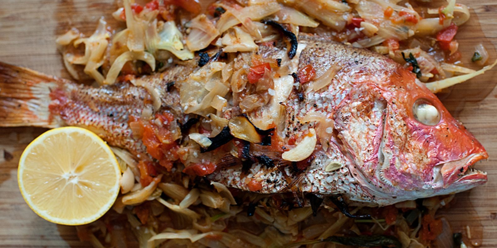 Baked Whole Red Snapper Recipe