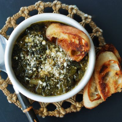Andrew Zimmern's recipe for zuppa verde