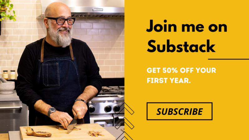 Join Andrew Zimmern on Substack