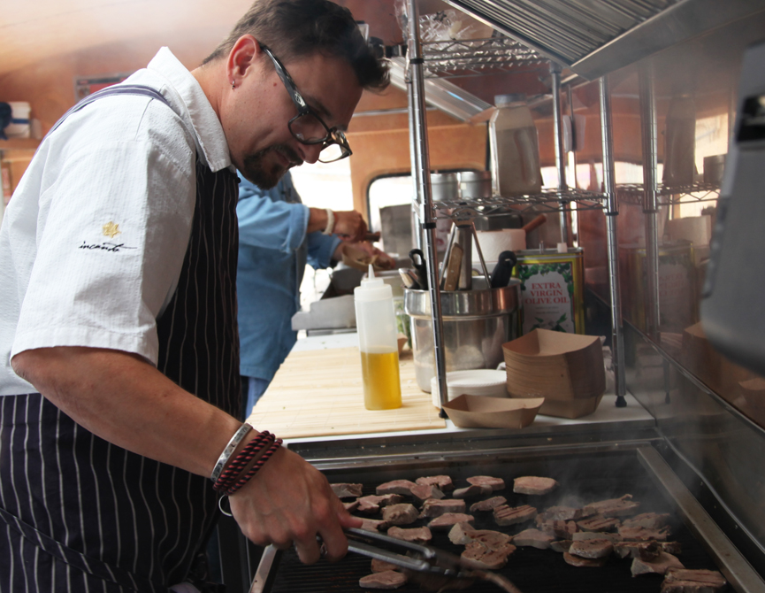 Chris Cosentino's Venison Heart Tartare - Andrew Zimmern
