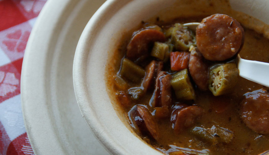 Andouille, Crab & Oyster Gumbo