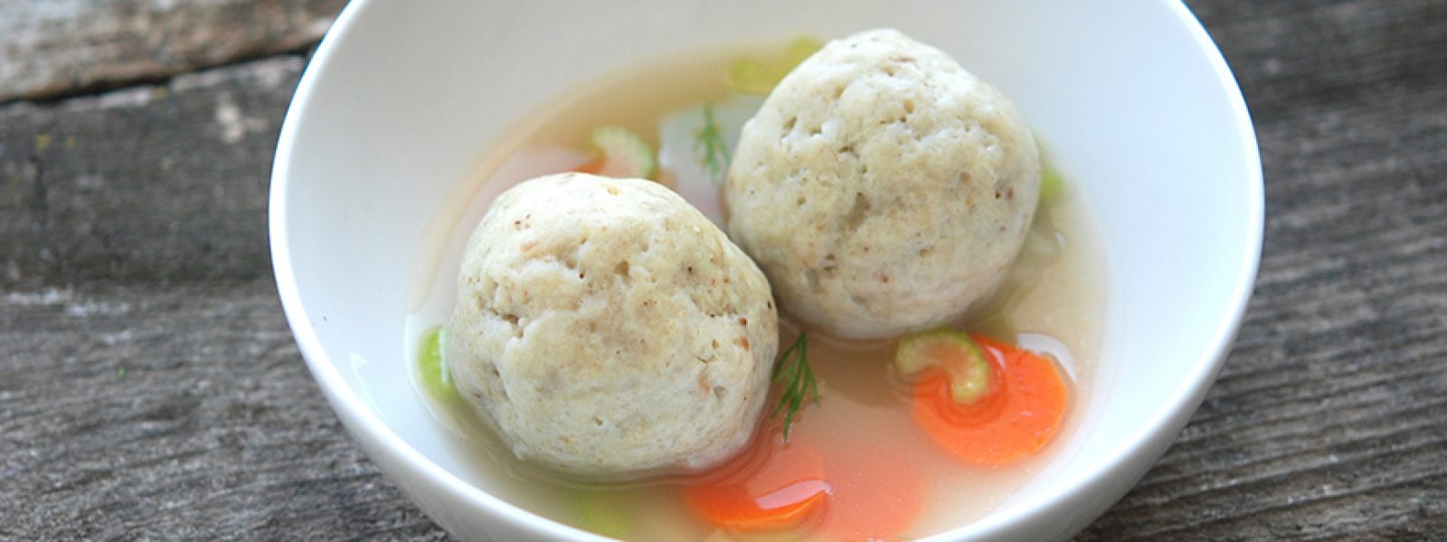 Matzoh Ball Soup|||Dill-Marinated Herring