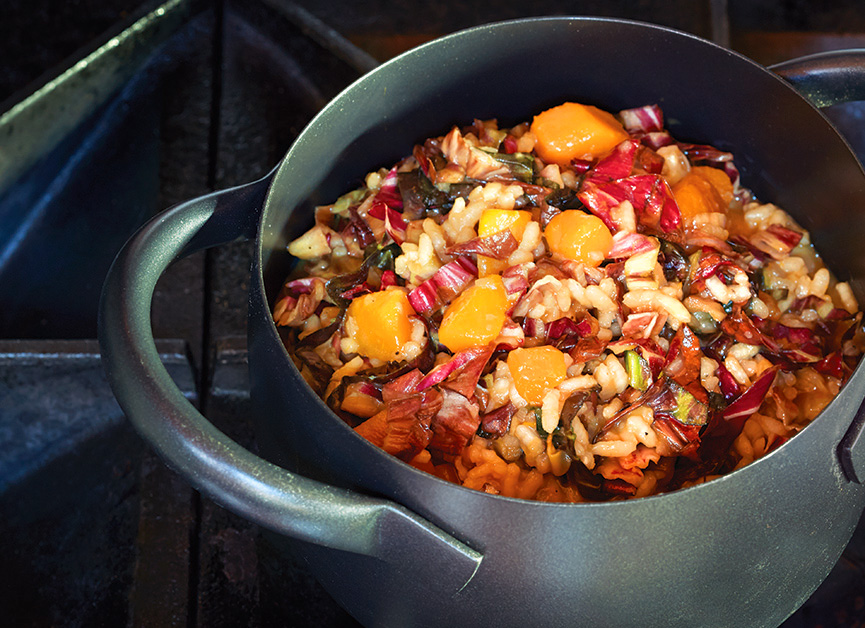 Pumpkin & Radicchio Risotto