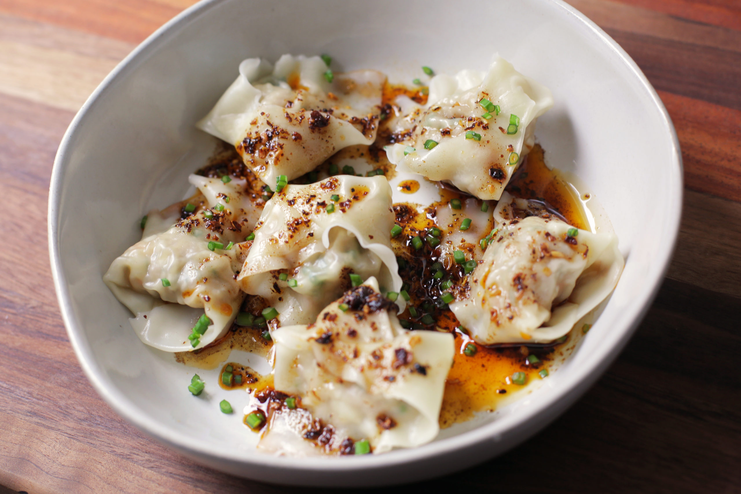 Pork And Shrimp Wontons Andrew Zimmern